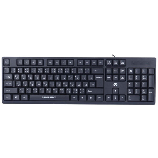 کیبورد سیمدار mikuso مدل kb-039u
