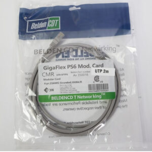 کابل شبکه Cat6 UTP برند BELDEN طول2متر