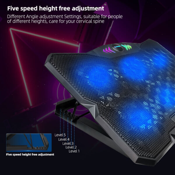 خنک کننده لپ تاپ JERTECH مدل KL 333 force - Image 2