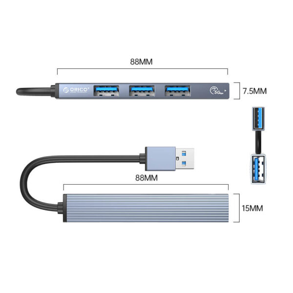 هاب چهار پورت USB اوریکو مدل AH-A13 - Image 2
