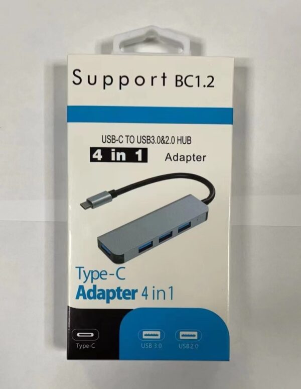 هاب 4 پورت Type-C /USB3.0مدل U2301 - Image 2