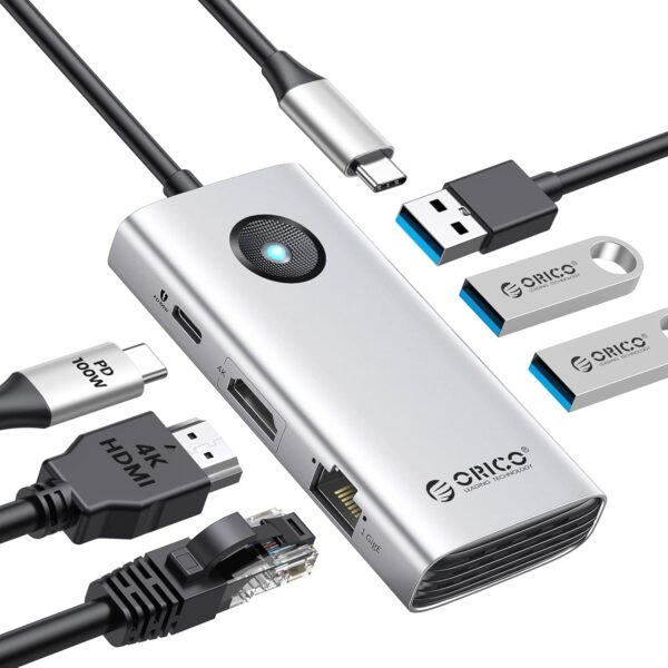 هاب 6 پورت USB-A اوریکو مدل PW11-6PCR - Image 4