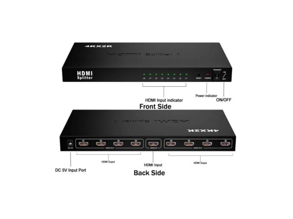 اسپلیتر 1 به 8 پورت HDMI مدل 4K*2K - Image 3