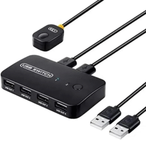 سوئیچ 4پورت مدل USB IF-U204 با قابلیت اتصال 2 کامپیوتر