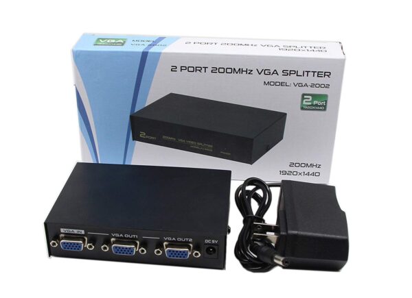 اسپلیتر 2 پورت VGA مدل 2002 - Image 3