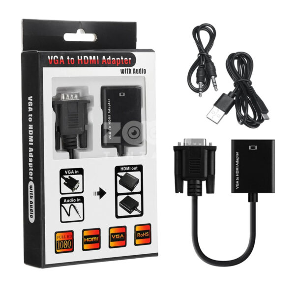 تبدیل VGA To HDMI(پک سفید) - Image 4