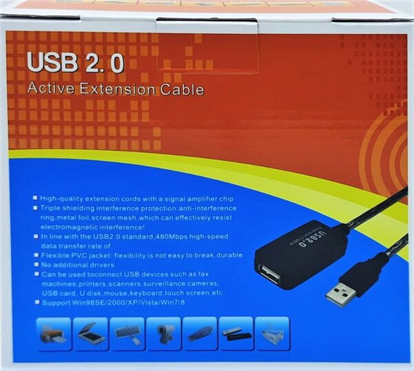 کابل پرینتر اکتیو 15 متری برد دار - Image 2