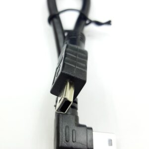 کابل دو سر نر ذوزنقه ایی 20 سانتی mini usb to mini usb