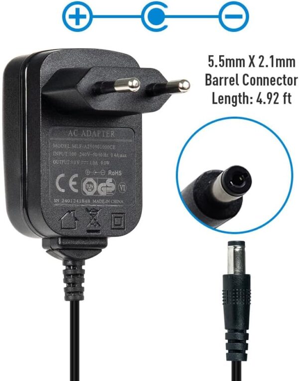 آداپتور مودم  12V 1A فیش درشت - Image 2