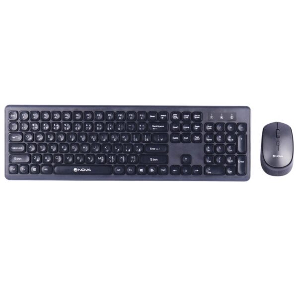 کیبورد و ماوس بی سیم NOVA مدل NKM-1401WL
