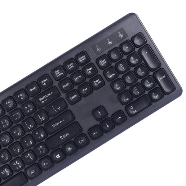 کیبورد و ماوس بی سیم NOVA مدل NKM-1401WL - Image 6