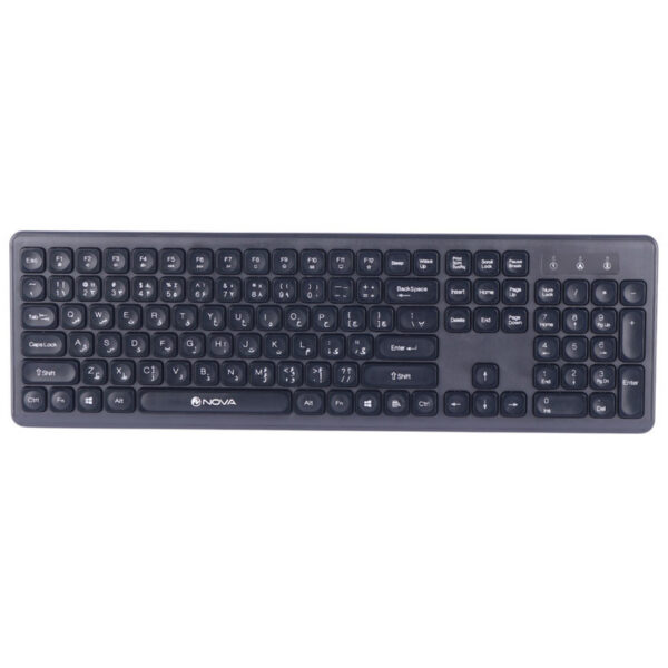 کیبورد و ماوس بی سیم NOVA مدل NKM-1401WL - Image 3