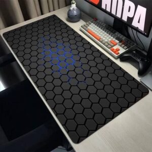 پد ماوس گیمینگ  ابعاد 30*80 سانتیمتر طرح Hexagonal