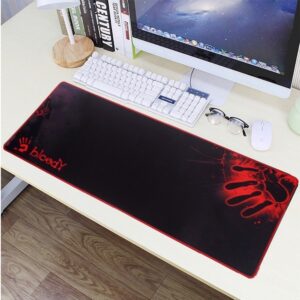 پد ماوس گیمینگ  ابعاد 30*80 سانتیمتر طرح BLOODY
