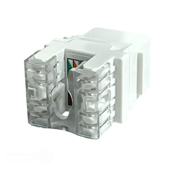 کیستون شبکه Cat6 UTP سفید 180 درجه ونتولینک - Image 2