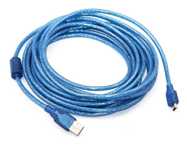 کابل USB 2.0 به MINI USB 5 Pin (دوربین) طول 5 متر - Image 2