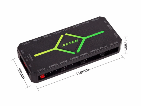 کنترلر 9 پورت ARGB و هاب فن کیس AUSEN - Image 4