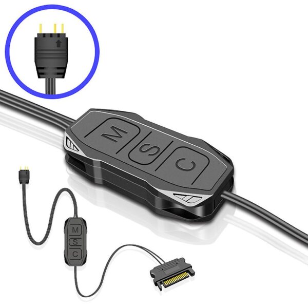 کنترلر SATA)ARGB) فن و نورپردازی داخل کیس - Image 3