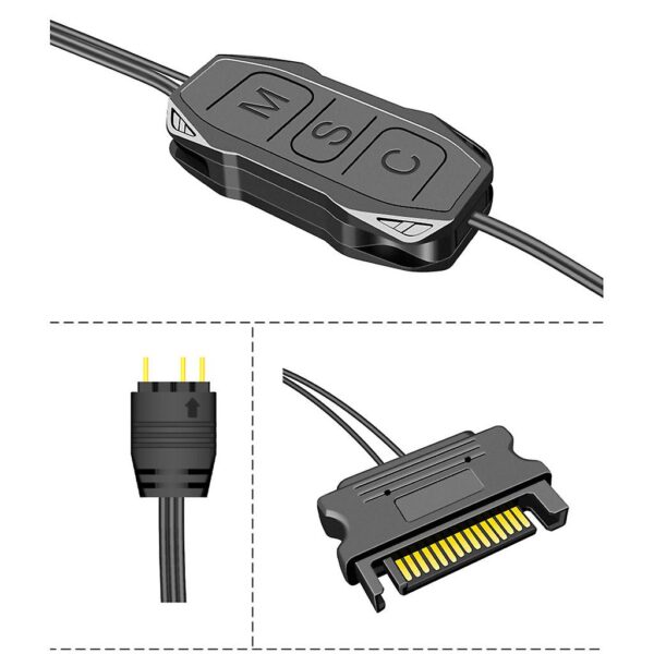 کنترلر SATA)ARGB) فن و نورپردازی داخل کیس - Image 6