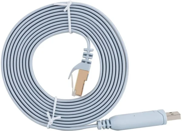 کابل کنسول سیسکو RJ45 به USB سوکت فلزی - Image 5