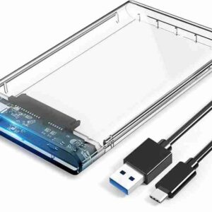 باکس هارد 2.5 اینچ شفاف Type-C