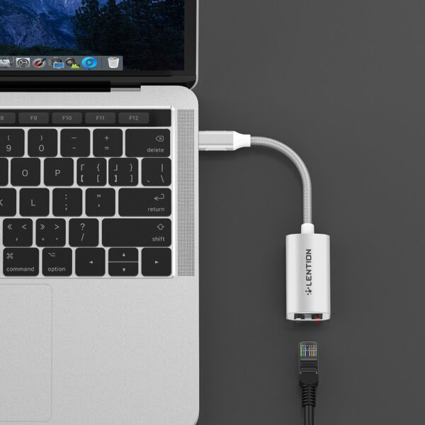 مبدل USB-C به RJ45 لنشن مدل SU604 - Image 3