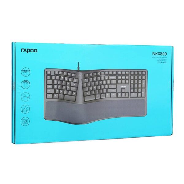 کیبورد ارگونومیک رپو مدل NK8800 - Image 2