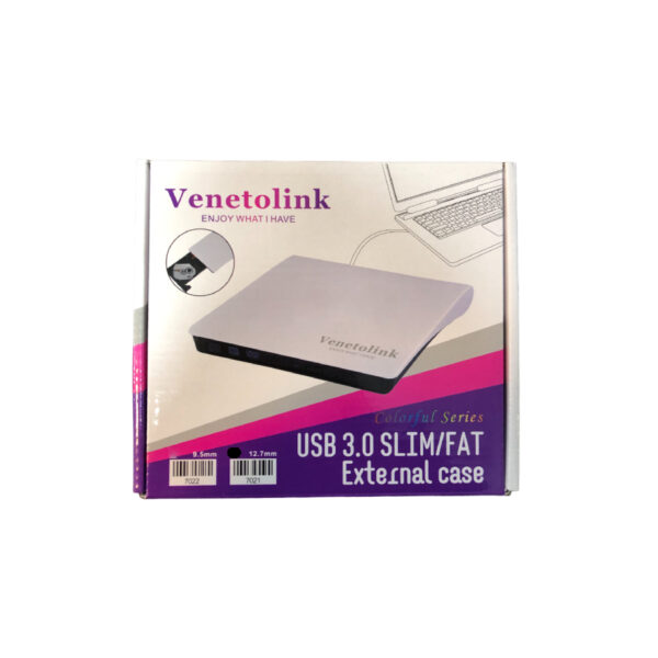 باکس DVD رایتر لپ تاپ USB 3.0 ونتولینک ضخامت 12.7 میلی متر - Image 5