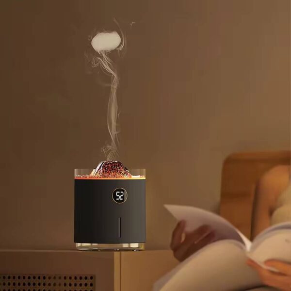 دستگاه بخور سرد طرح آتشفشان شارژی مدل HX127