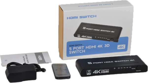 سوئیچ 5 پورت HDMI مدل 4K-501 - Image 4