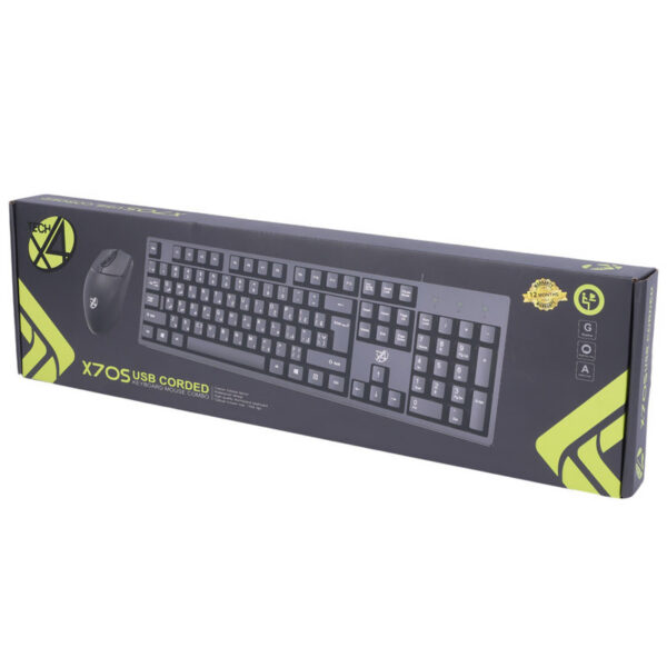 کیبورد و موس باسیم X4-TECH مدل X70S - Image 7