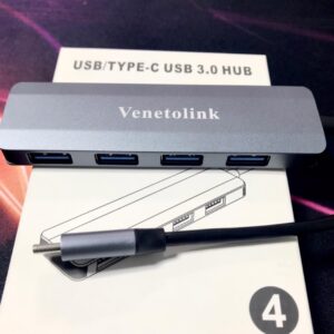 هاب تایپ سی 4 پورت بدنه فلزی VENETOLINK