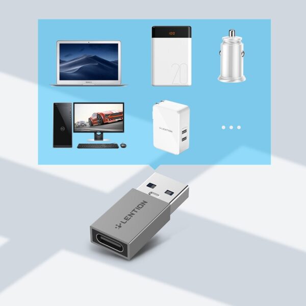 مبدل USB A به TYPE C لنشن مدل H3 - Image 7