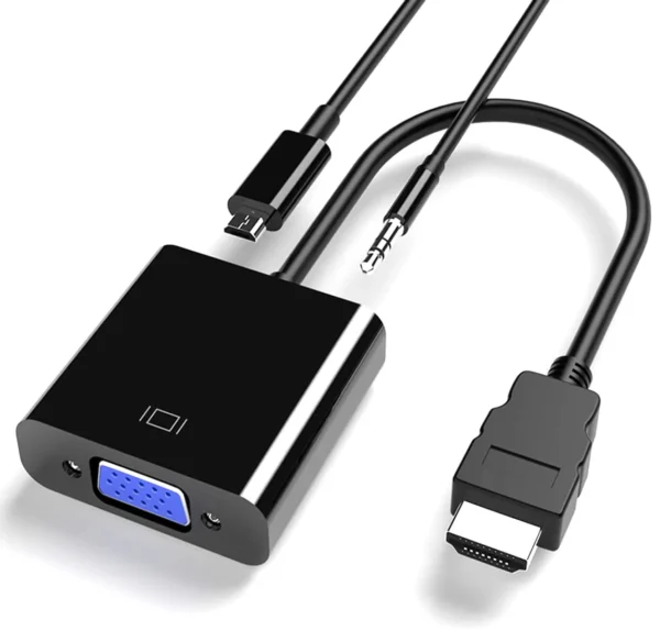 تبدیل HDMI TO VGA به همراه پاور وخروجی صدا