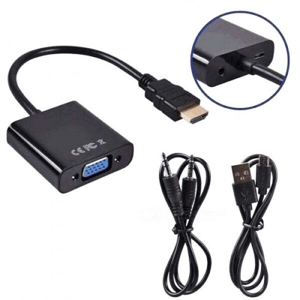 تبدیل HDMI TO VGA به همراه پاور وخروجی صدا - Image 2
