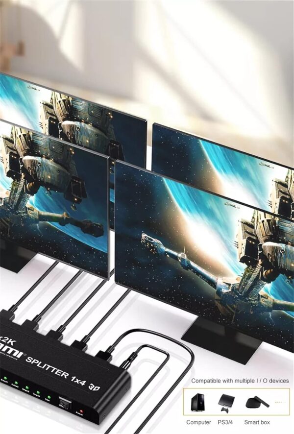 اسپلیتر 1 به 4 HDMI مدل 4K/2K - Image 4