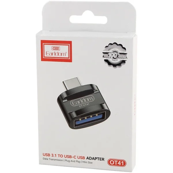 مبدل 3.1 USB به OTG Type-C ارلدام OT41 - Image 3