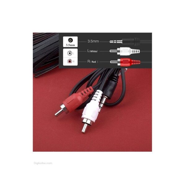 کابل صدا 1 به 2 (RCA) طول 3 متر - Image 4