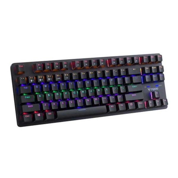 کیبورد باسیم گیمینگ مکانیکال رپو مدل Rapoo V500 -87 - Image 3