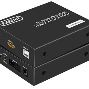 اکستندر فیبر نوری HDMI KVM 20KMمدل FJ-HUK20